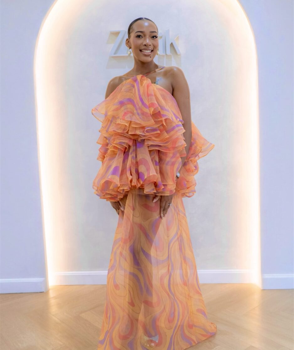 DAWN RUFFLE DRESS