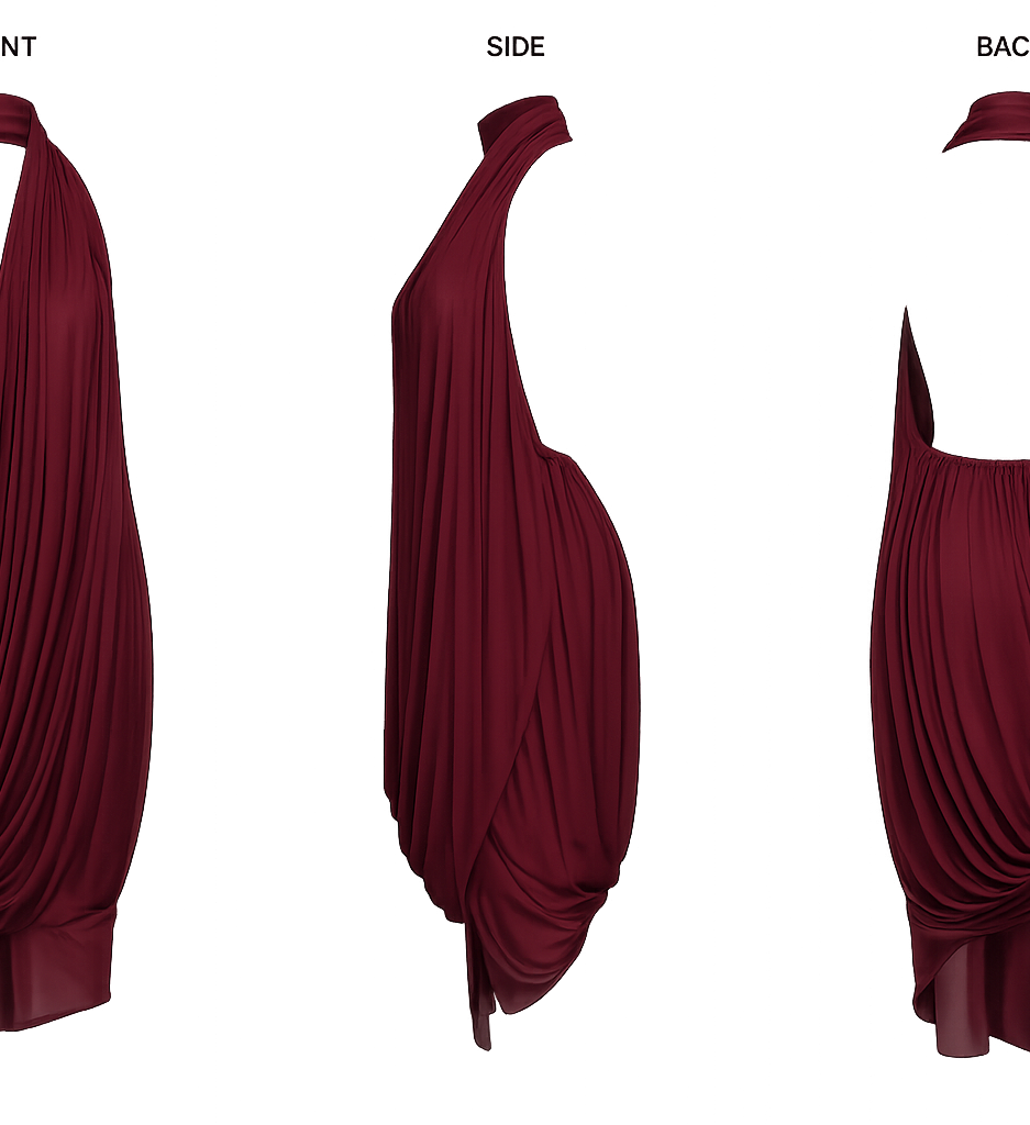 DRAPE DRESS